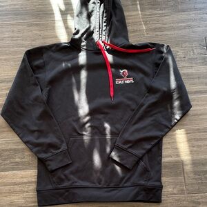 Champion Black Hoodie Rutgers